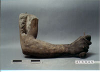 statua maschile/ braccio