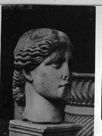 Testa colossale di divinità