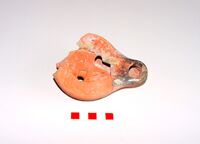 Lucerna con monogramma cristologico