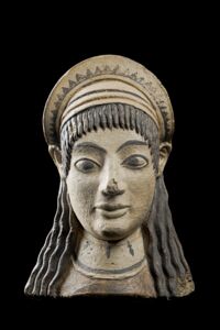 Antefissa con testa femminile 