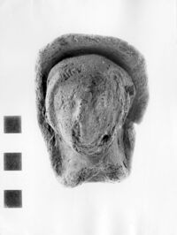 testa femminile votiva