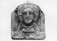 Antefissa con testa femminile 