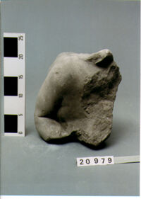 BUSTO DI STATUETTA MASCHILE