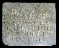 Lastra sepolcrale di due Veracii