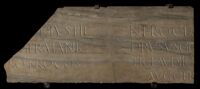 Lastra iscritta di monumento imperiale