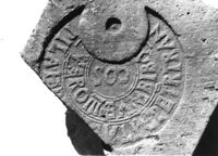 Bollo circolare di mattone