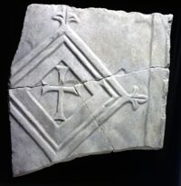 Lastra di recinzione liturgica