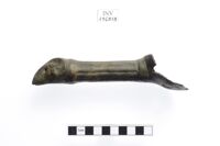 Manico in bronzo di patera