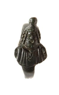 Anello digitale con raffigurazione di Serapide