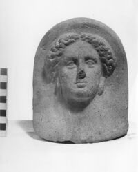 testina votiva maschile