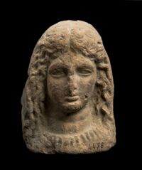 Antefissa  con testa di menade