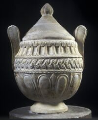 Urna cineraria a vaso