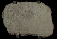 Lastra funeraria di uno schiavo imperiale