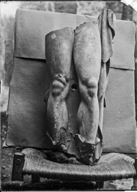 Statua fittile frammentaria di Ermes da Conca