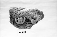 Frammento di sarcofago con scena di caccia