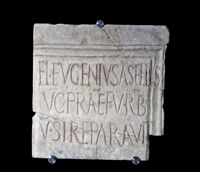 Lastra di F. Eugenius Asellus