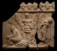 Lastra Campana con trofeo