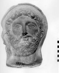 testa votiva maschile