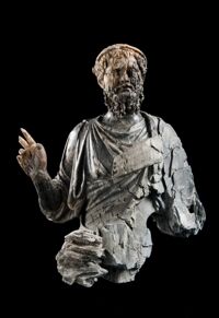 Statuetta in avorio di Settimio Severo