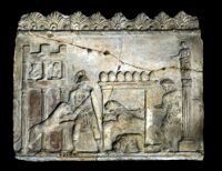 Lastra Campana con scena di venatio