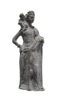 Statuetta di Afrodite con Eros