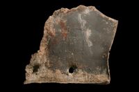 Lastra plumbea iscritta