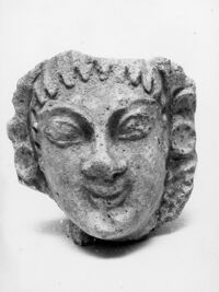 Antefissa con testa femminile 