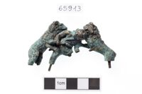 Applique con scena di Damnatio ad bestias