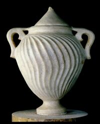 Urna cineraria a vaso