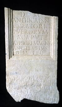 Stele sepolcrale di Anthus