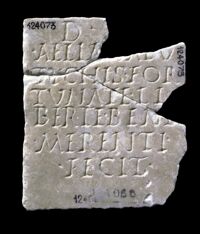 Iscrizione funeraria