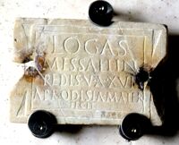 Lastra sepolcrale di Logas