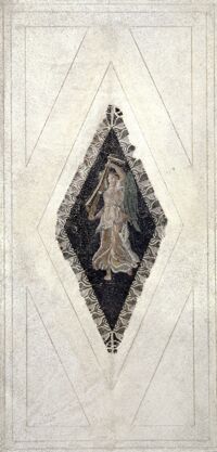 Mosaico pavimentale con Vittorie alate