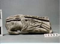 GAMBA DI STATUETTA MASCHILE