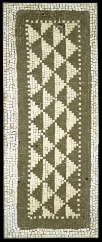 Mosaico pavimentale geometrico della Villa della Farnesina