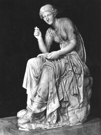 Statua di musa, Calliope