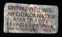 Lastra sepolcrale di Gnome