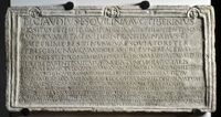 Lastra sepolcrale di Ti. Claudius Tiberinus