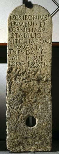 Cippo di  L. Scribonius Stabilio