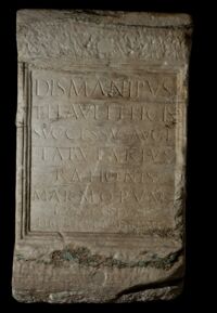 Iscrizione funeraria di un archivista imperiale