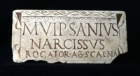 Lastra sepolcrale di M. Vispanius Narcissus