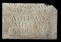Lastra sepolcrale di un ragioniere