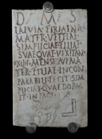 Iscrizione funeraria