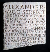 Stele sepolcrale di Marcus caputafricesis