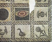 Mosaico con riquadri figurati