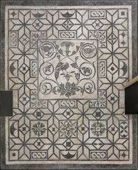 Complesso imperiale di Roma Termini - mosaico geometrico