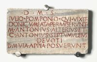Lastra di Pomponius Laetus