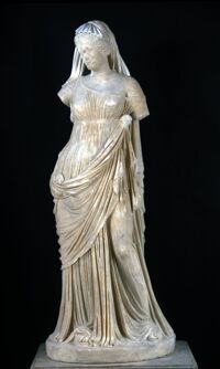 Statua di Musa: tipo Melpomene Farnese