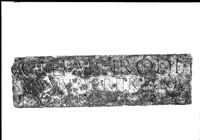 Blocco originale dell'iscrizione funebre di Epophroditus
