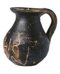 Olla sepolcrale con graffito